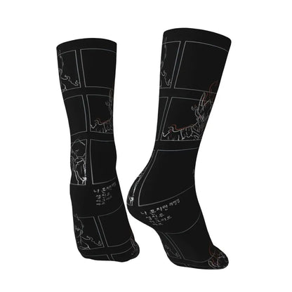 Solo Leveling: Sung jinwoo Shadow Monarch Socks,Leisure Beautiful printing Suitable for all seasons Dressing Gifts