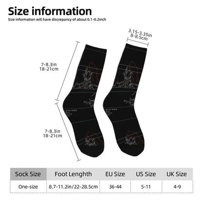 Solo Leveling: Sung jinwoo Shadow Monarch Socks,Leisure Beautiful printing Suitable for all seasons Dressing Gifts