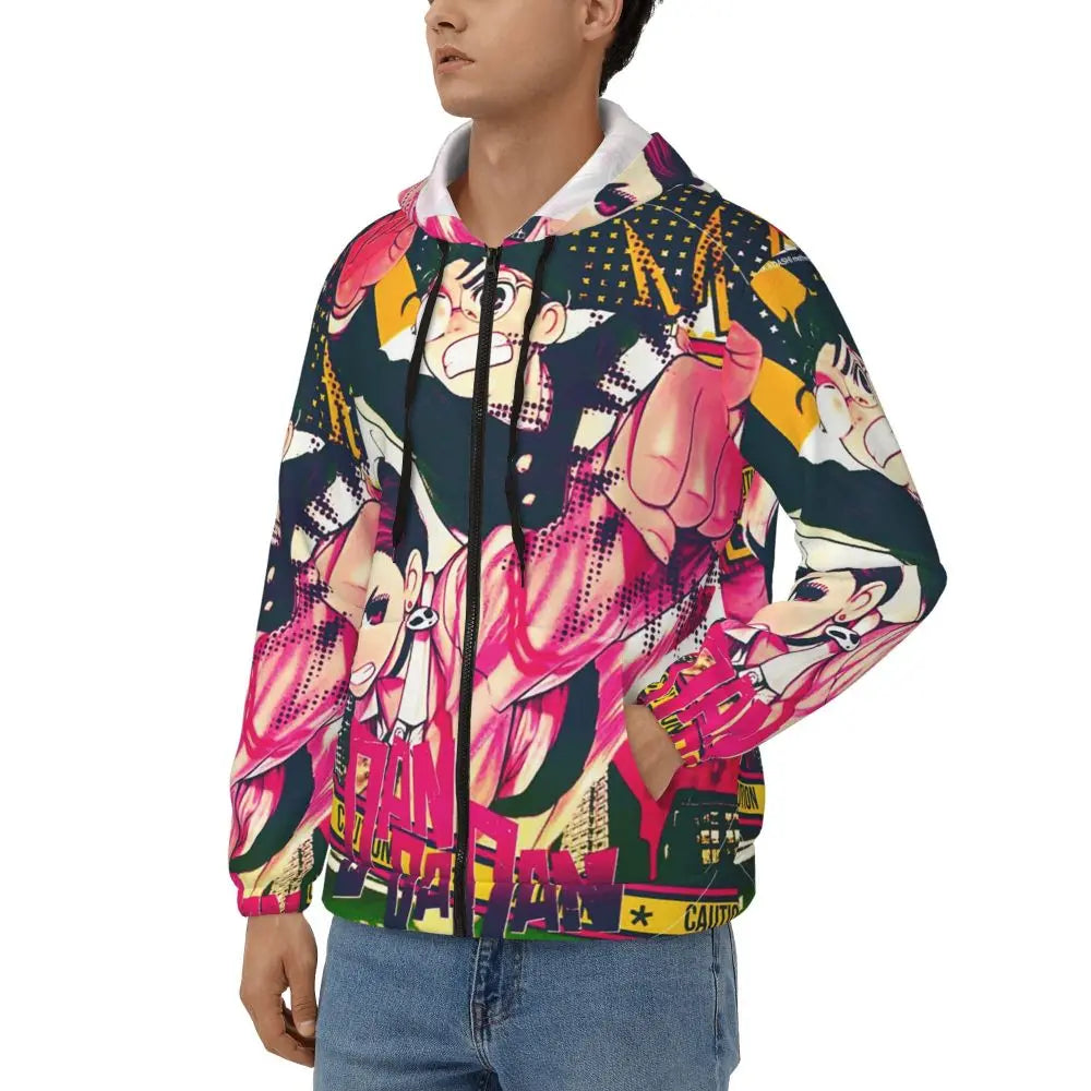 Dandadan: Zipper Hoodies Hip Hop Pullover Autumn Winter Men Women Sweatshirts Long Sleeve Tops