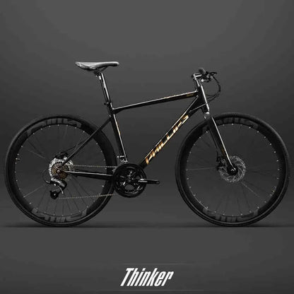 Yowamushi Pedal: 700c Aluminium Alloy Racing Road Bicycles Super light Gravel Road Bickes City Commuting Variable Speed Bicycle 27/30 Speed Bike