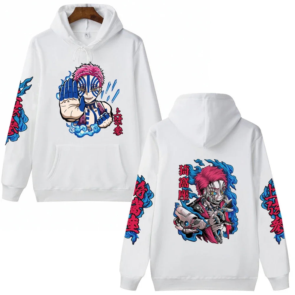 Demon Slayer: Tomioka Giyuu Japan Anime Printed Plus Size Hoodie Women Sweatshirts Winter Warm Unisex Casual Streetwear