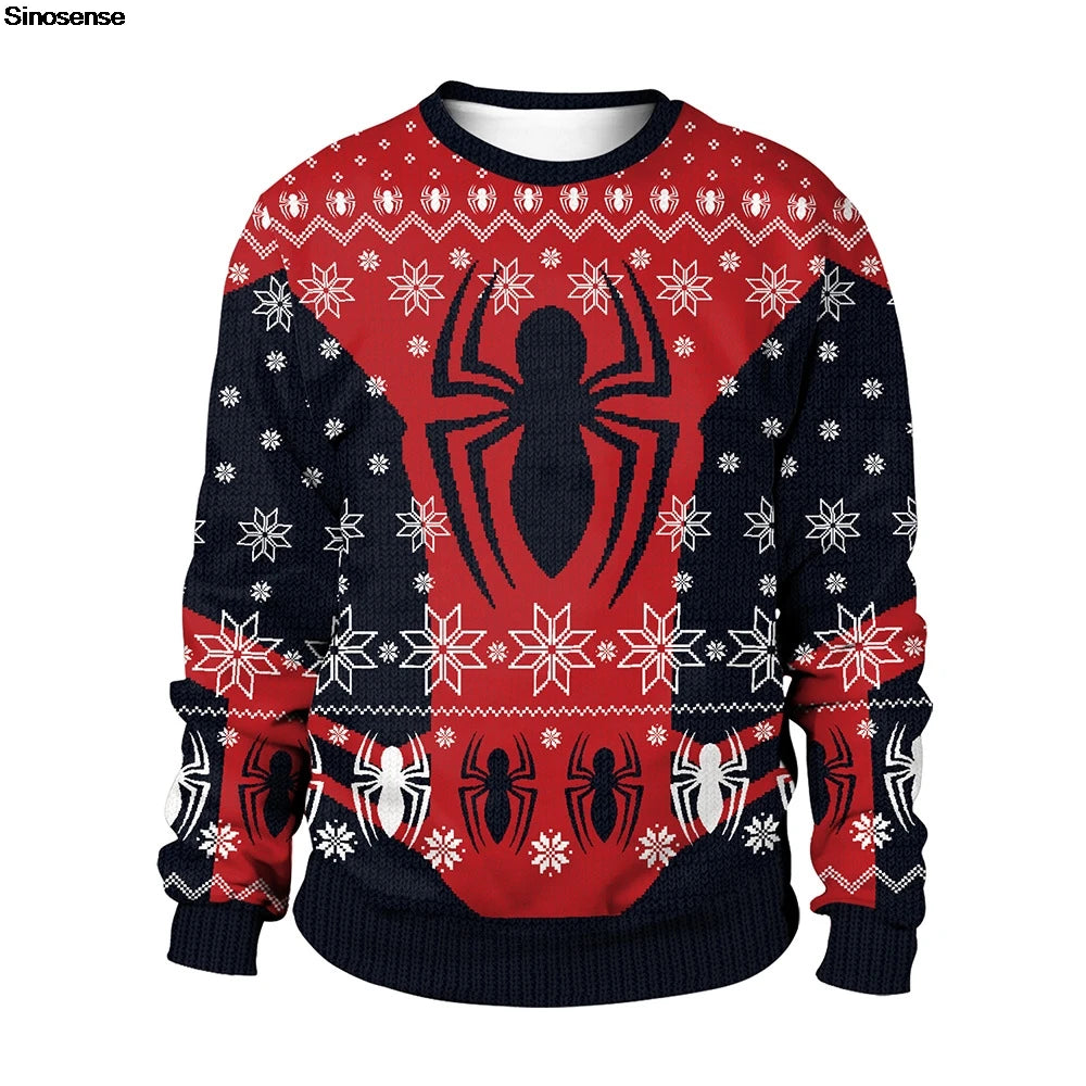 Spider-Man -- Wonder Woman: Ugly Christmas Sweater