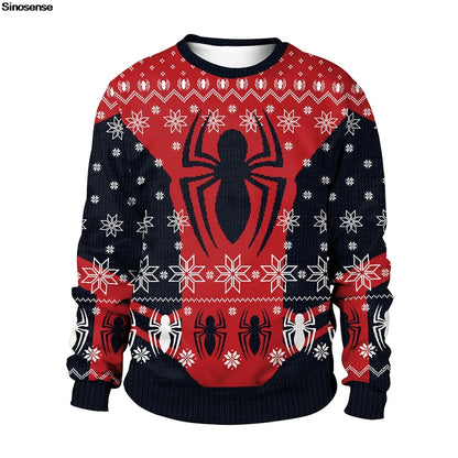 Spider-Man -- Wonder Woman: Ugly Christmas Sweater