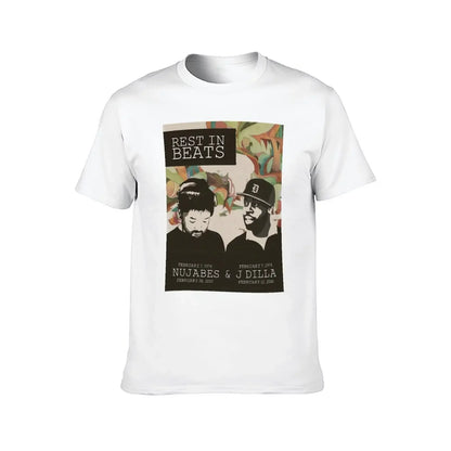 Samuari Champloo: Nujabes and J Dilla T-Shirt graphics sublime Short sleeve tee big and tall t shirts for men