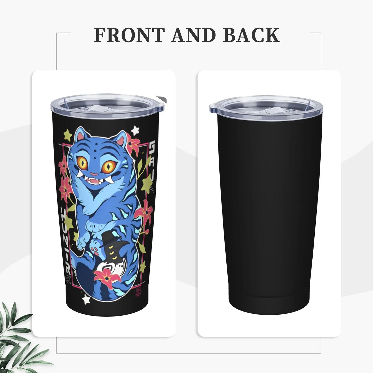 K-Pop Demon Hunters - Zoey  Tumbler Vacuum Insulated  Thermal Cup Stainless Steel Double Wall Mug Hot Cold Drink