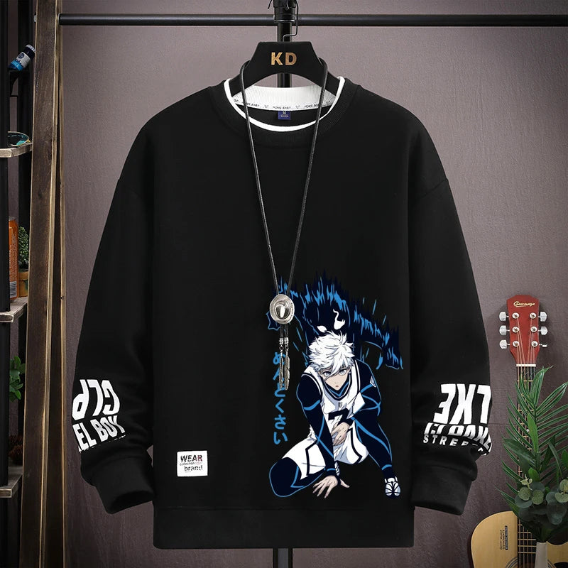 Blue Lock: Anime Clothes Graphic T Shirts S-5XL Men Women Streetwear Oversized Long Sleeve T-shirts Men Clothing