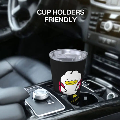 KPop Demon Hunters - Derpy  Insulated Tumbler with Lid Vacuum Thermal Mug Outdoor Travel Car Bottle Cup, 20oz