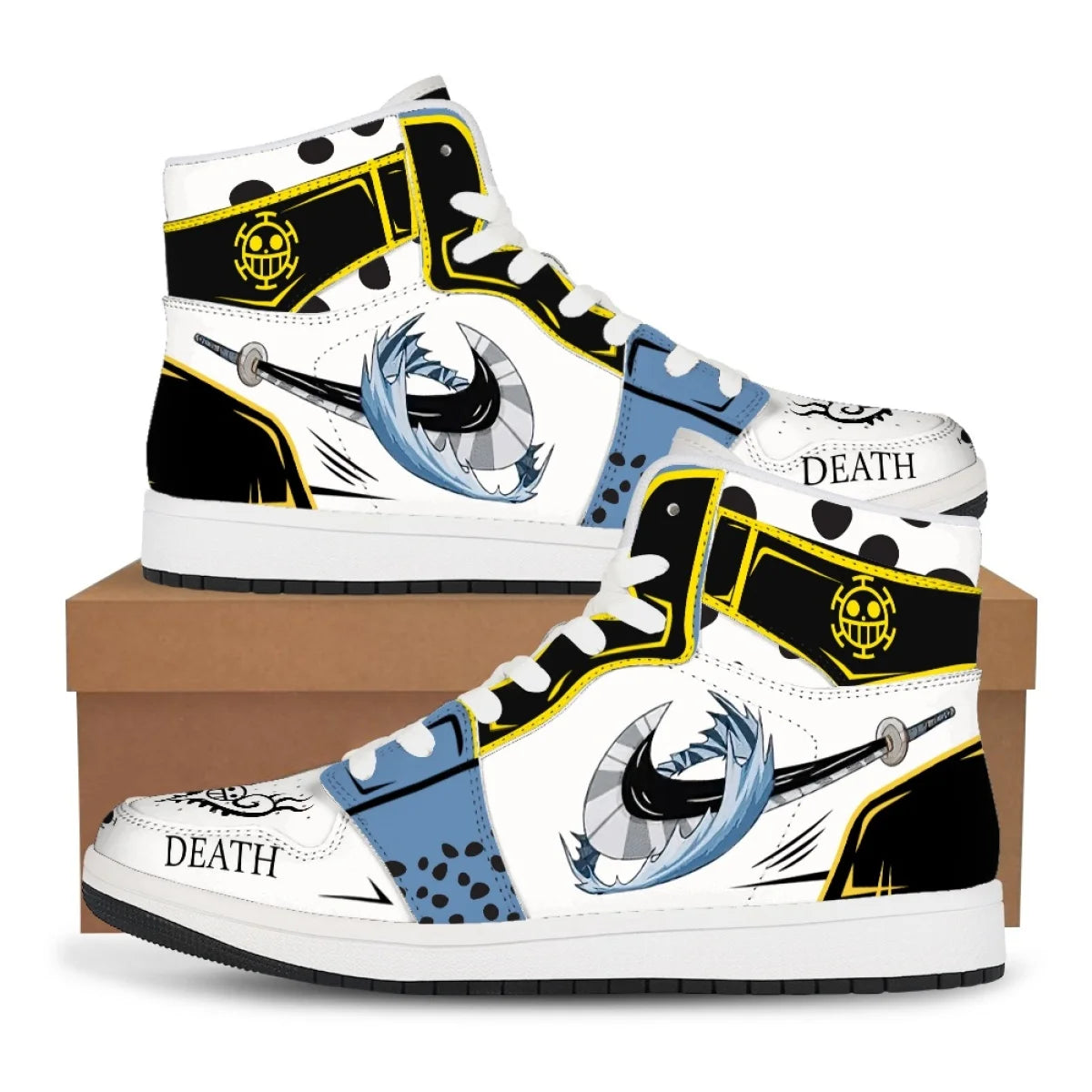 One Piece: Luffy Zoro Sneakers Casual Shoes Basketball Shoes Printing Comfortable Oversize Flat Shoes Birthday Gift
