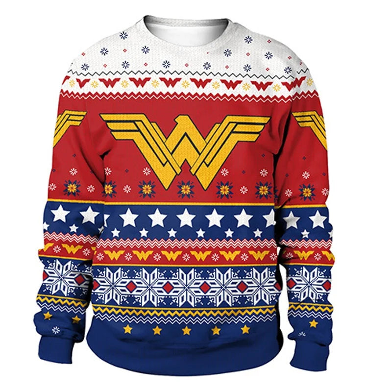 Spider-Man -- Wonder Woman: Ugly Christmas Sweater