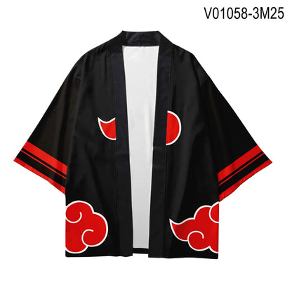 Demon Slayer - Naruto:  Japanese Cosplay Samurai Beach Cardigans 2