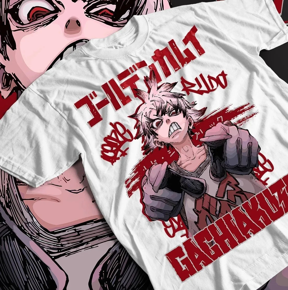 Gachiakuta: Anime Manga Graphic T-shirt Oversized Y2k T-shirt Casual Cotton High Street Harajuku  Clothing