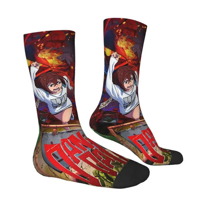 Dandadan: Skateboard Color Socks Casual Okarun Momo Takakura Ken Graphic