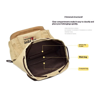 One Piece: Backpack  Surrounding Canvas  High-Capacity Fashion Bag Gifts