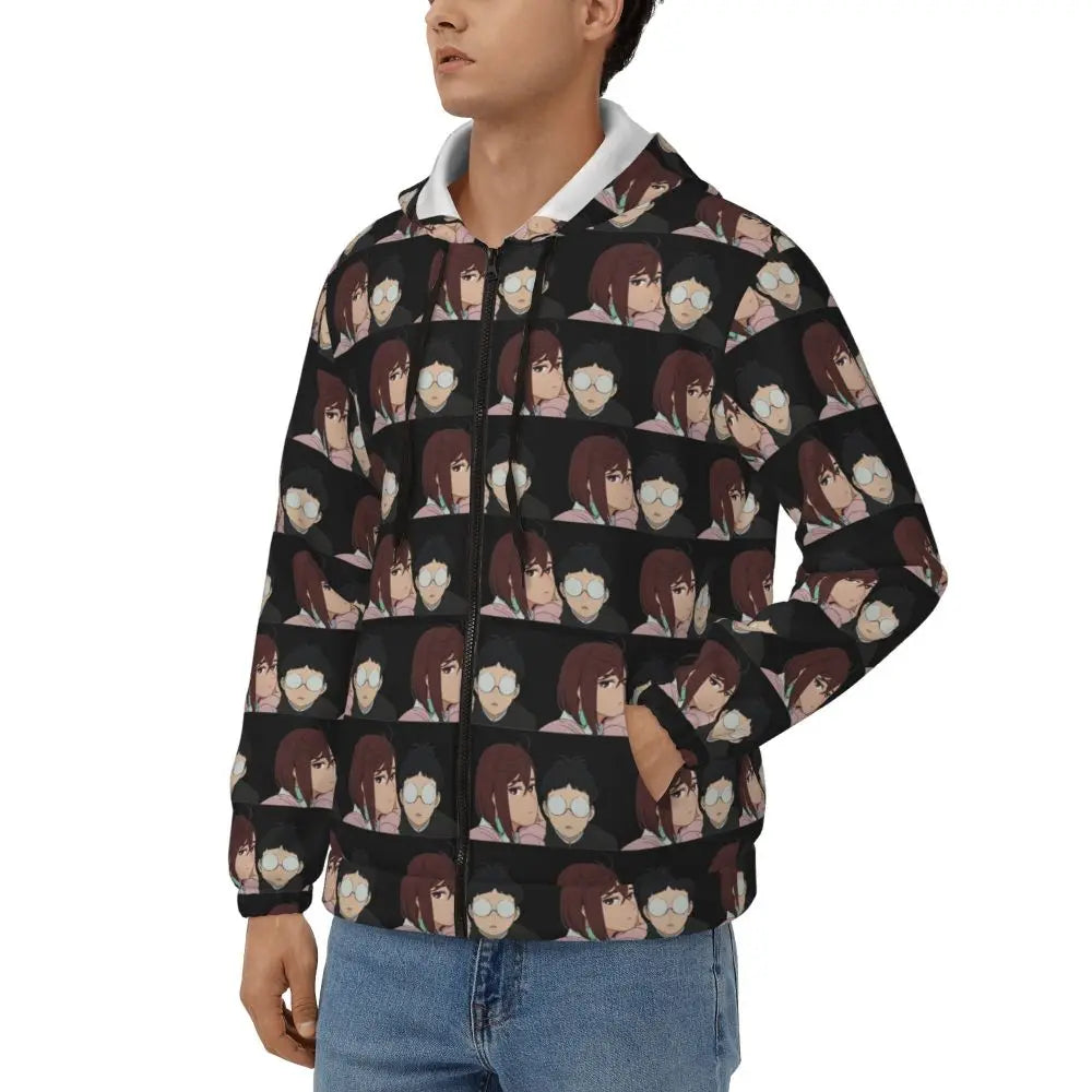 Dandadan: Zipper Hoodies Hip Hop Pullover Autumn Winter Men Women Sweatshirts Long Sleeve Tops