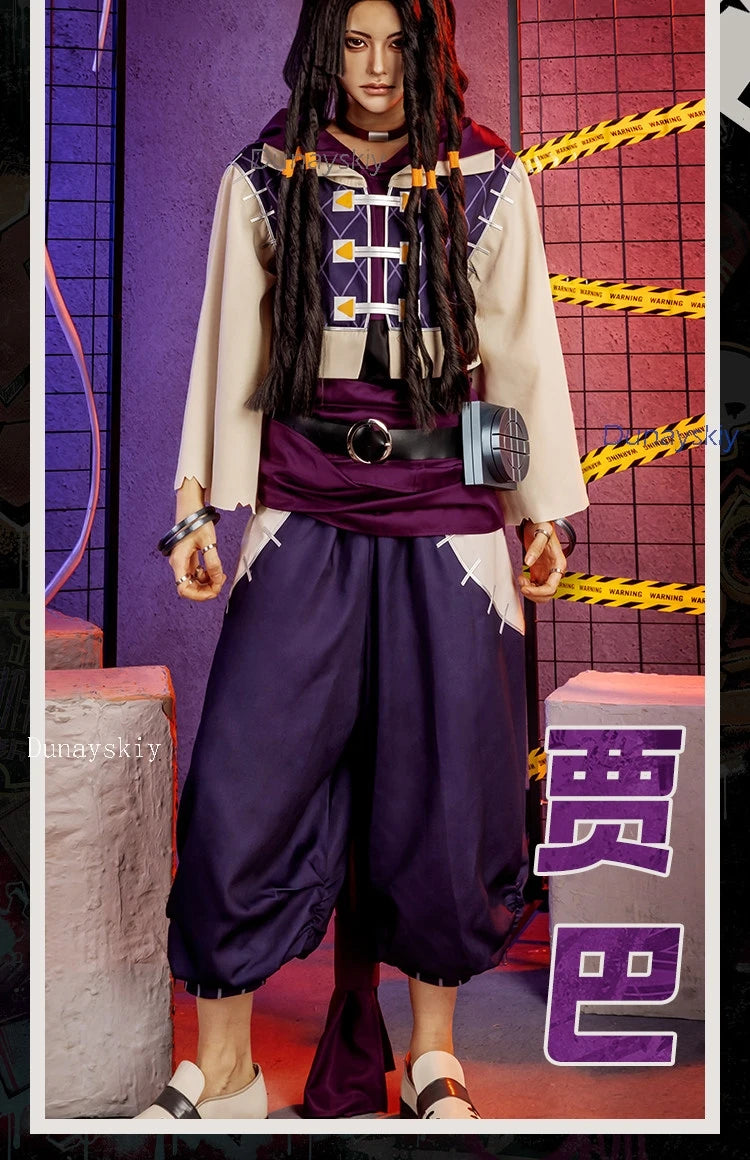 Gachiakuta: Jabber Wonger Cosplay Costume GACHIAKUTA Halloween Uniform Anime Outfit Halloween Cos Halloween Party Costume Sexy For Men