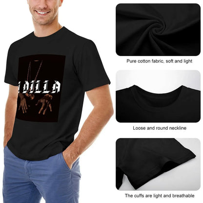 J Dilla: T-Shirt Big Size Short Sleeve Tee for Men