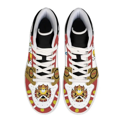 One Piece: Luffy Zoro Sneakers Casual Shoes Basketball Shoes Printing Comfortable Oversize Flat Shoes Birthday Gift