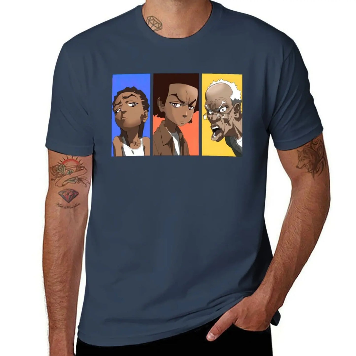 The Boondocks: T-Shirt oversized custom t-shirts new edition t shirts for graphic