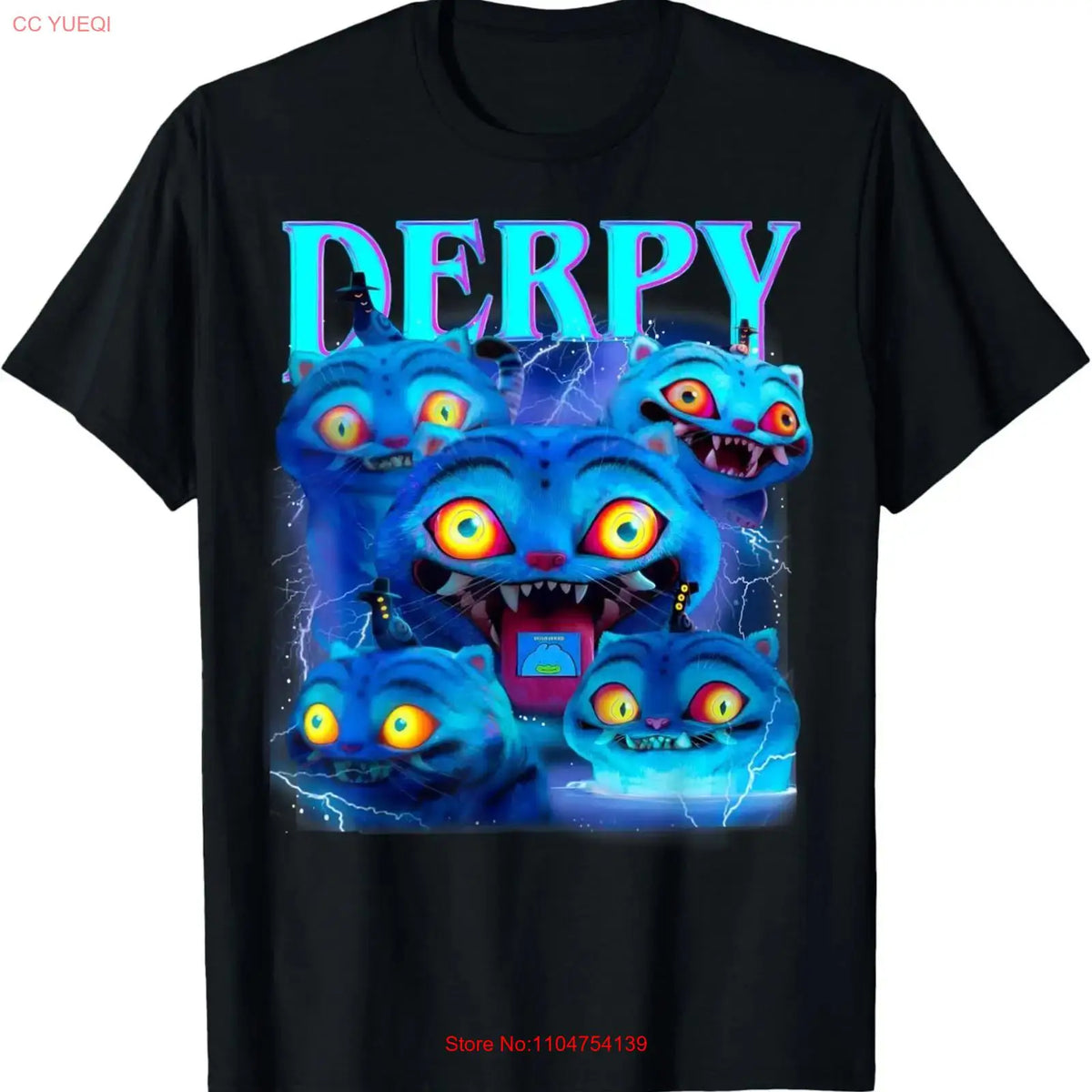 KPop Demon Hunters: Derpy Tiger Art Funny Cat s For Kids T Shirt vintage Washed homme Versatile Comfortable Soft graphic Casual Stylish Breathable