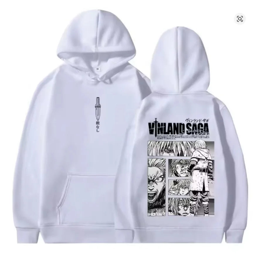Vinland Saga:  Thorfinn Karlsefni Funny Hoodie Hip Hop Graphic Sweatshirt Poleron Hombre Streetwear Harajuku Tracksuit