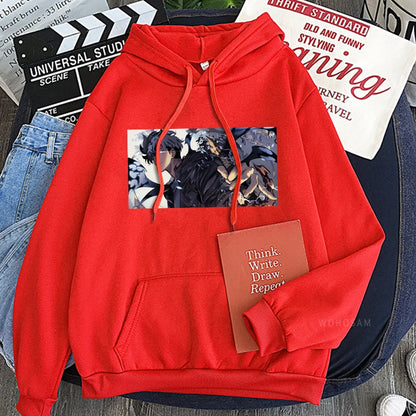 Solo Leveling: Hoodies Oversized Streetwear Long Sleeves Korean Style Popular Classic Simple