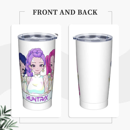 K-Pop Demon Hunters - Zoey  Tumbler Vacuum Insulated  Thermal Cup Stainless Steel Double Wall Mug Hot Cold Drink