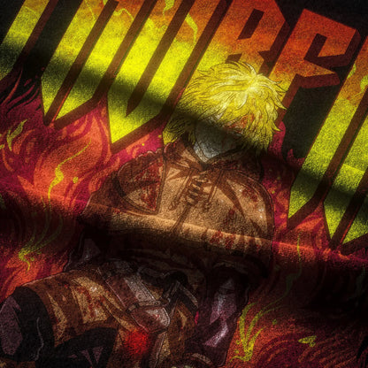 Vinland Saga: Vintage Thorfinn Ice Sea Battle Graphic T-Shirt Unisex Heavy Wash High-Weight Cotton Anime Tee Perfect Gift.