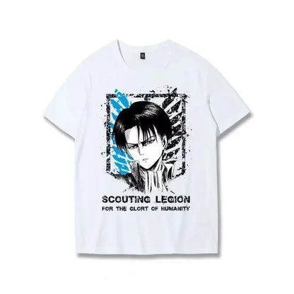 Attack on Titan:   T Shirt Scouting Legion Clothes Shingeki No Kyojin Tee Shirt Attack on Titan Giant Short-sleeve T-shir Men Women