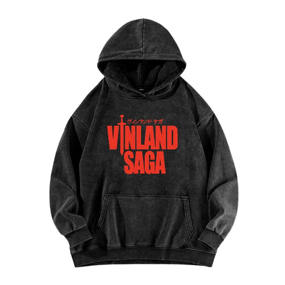 Vinland Saga: Manga Hoodie For Men Women Pullover Washed Cotton Clothing Long Sleeve Hooded Sweatshirt Tops Streetwear