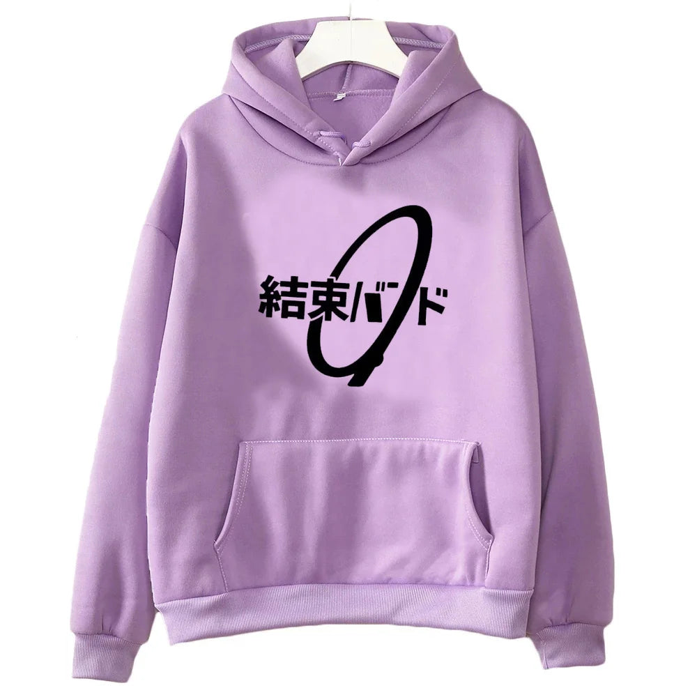 Bocchi the Rock:hoodies fashion tops cartoon 2026 cute harajuku Female Sport Coat