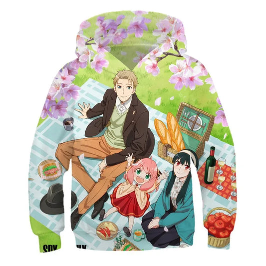 Spy x Family: (KIDS) Hoodies Sweatshirt Movie Style Spy Play House Pullover
