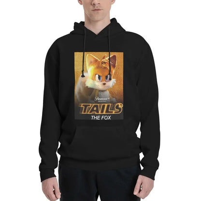 Sonic The Hedgehog : Tails The Fox  Hoodies Men's Women Casual Pullover Sweatshirts Harajuku Long Sleeve Hooded Autumn Winter