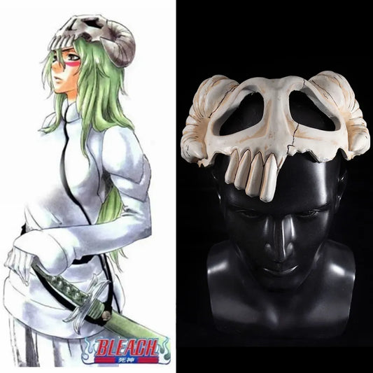 Bleach: Espada Neliel Tu Oderschvank King Of The Kill Cosplay Mask Halloween Adult Skull Helmet Party Masquerade Headwear