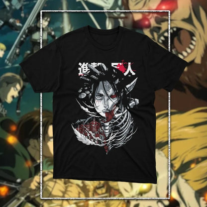 Attack on Titan: Graphic Printed T-shirt Men's and Women's T-shirt Men's Top Sports T-shirt 2026 Summer New