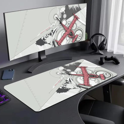 Cowboy Bebop: Mouse Pad Large Computer Mouse Pad Office Accessories XXL Pc Gamer Non-slip Deskmat Mousepad Keyboard Rubber Game