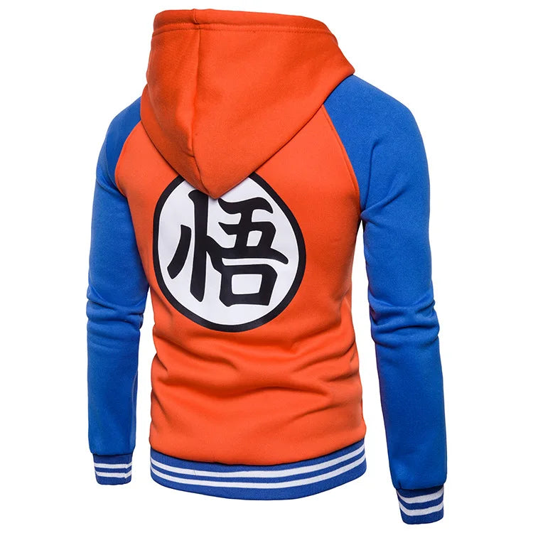 Dragon Ball: HoodieSweatshirts Cardigan son Goku Kame Symbol Casual Cartoon Hoodies Tops