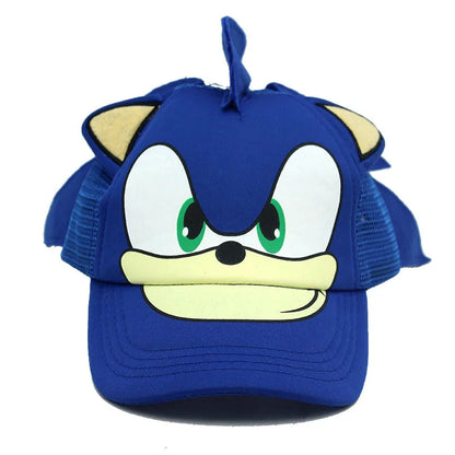 Sonic The Hedgehog:  Printed Baseball Cap S High-value Children Adult Parent-child Breathable Mesh Sunshade Sunscreen Hat