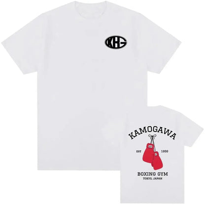 Hajime No Ippo: Kamogawa Boxing Gym T Shirt Makunouchi Takamura Celin KGB Print T Shirt Casual Plus Size T Shirt Women