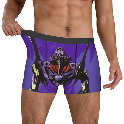Evangelion: Underwear Mecha Style Doomsday Animation Boxer Briefs Stretch Shorts Panties Underpants