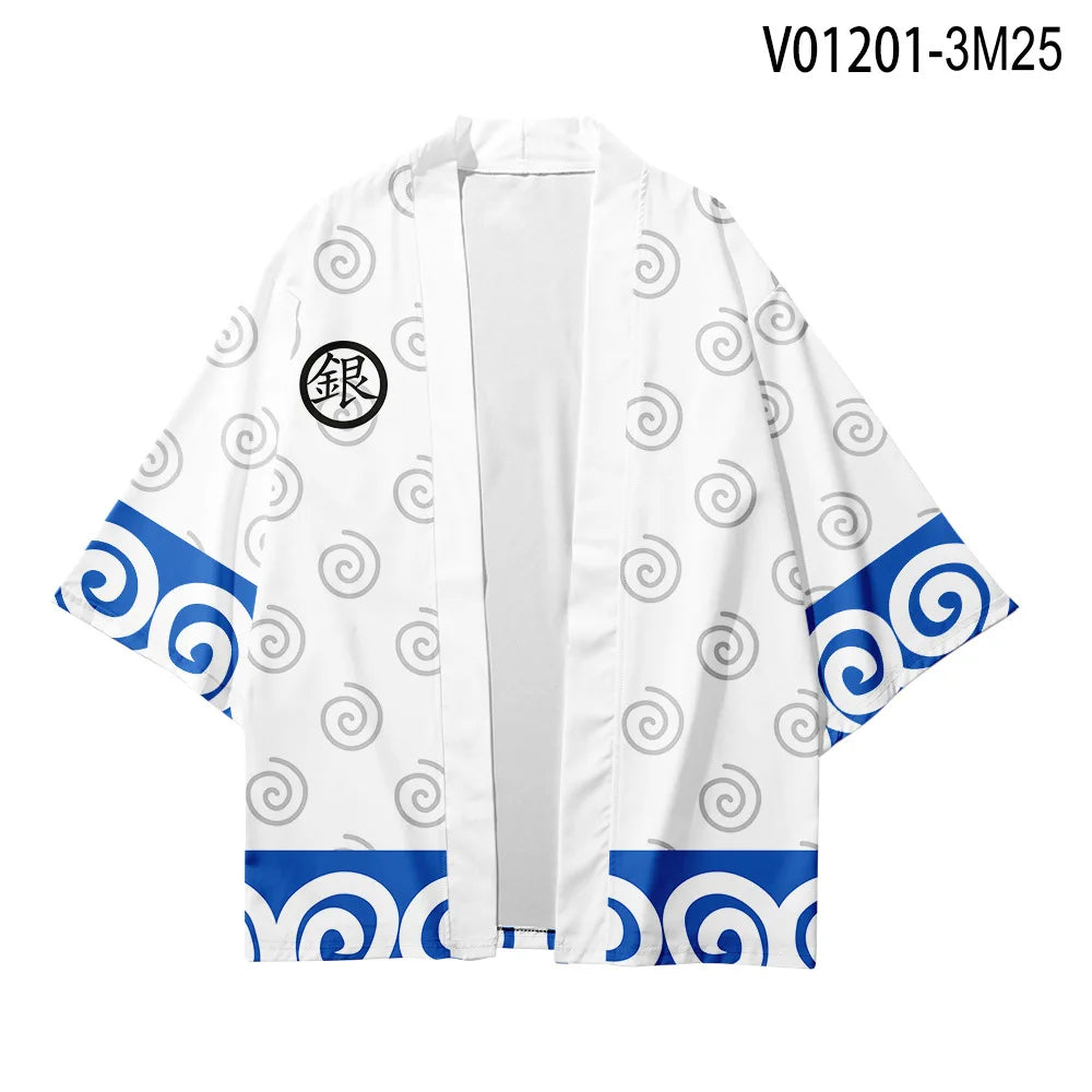 Demon Slayer - Naruto:  Japanese Cosplay Samurai Beach Cardigans 1