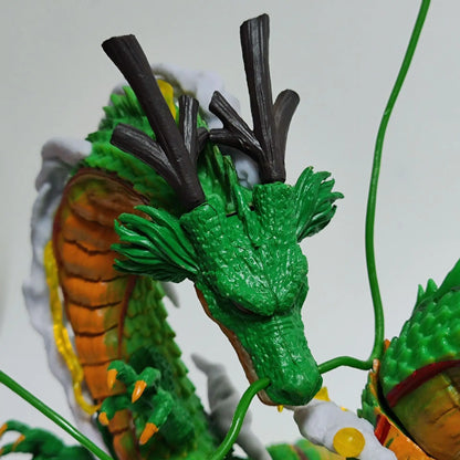 Dragon Ball: 24cm  Anime Figure Shenron Figure Goku And Shenron Figurine Model Pvc Statue Doll Collection Room Toy Gifts