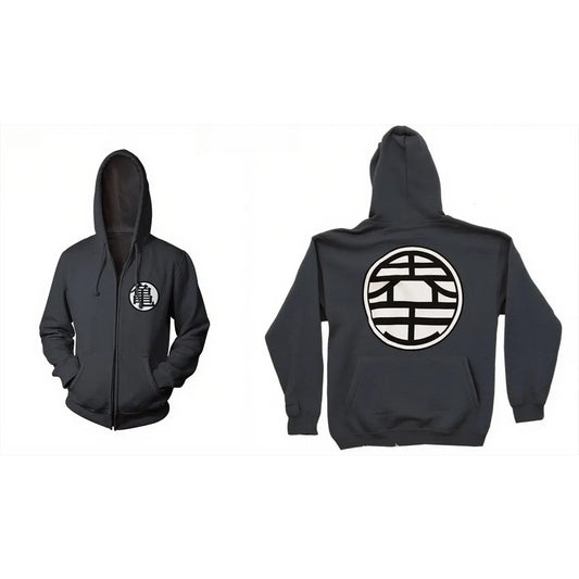 Dragon Ball: Men's and Women's Zipper Coat Hoodie Sweater  Animation Spring and Autumn New Warm Long-sleeved Top