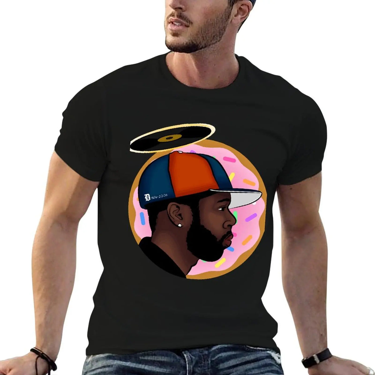 J Dilla: Donuts T-Shirt luxury t-shirt vintage graphic tee shirts men graphic