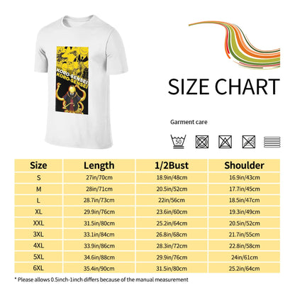 Assassination Classroom: Octopus Koro Sensei Men T-Shirt Double Sided Plus Size T Shirts Men's O-Neck Cotton Tees Short Male