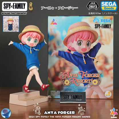 Spy x Family: Official SEGA Toy PM Series CODE White Movie Winter Outfit Statue Model Anya Yor Loid Forger Figure Anime Collectible