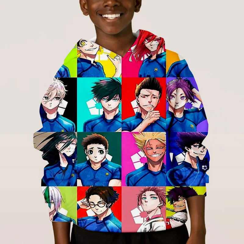 Blue Lock: Men's Sweatshirt Teen Popular Hoodie New Fashion Hoodied Unisex Sports Long Sleeves Y2k Harajuku Manga Hoodies