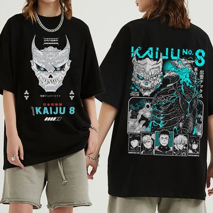 Kaiju No 8: T-shirt Harajuku O-neck Casual Shirt