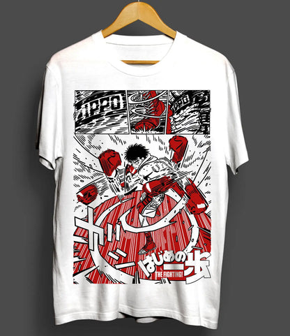 Hajime No Ippo: T-shirt,Hajime,Kamogawa,Takamura,Anime,Boxing T-Shirt All Size