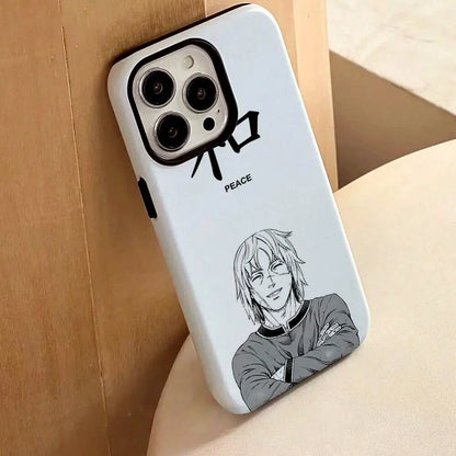 Vinland Saga: (iPhone ONLY) Phone Case For IPhone 17 16 15 14 13 12 Pro Max Plus Glossy HD Double-Layer Liquid Back Film Hard Shell