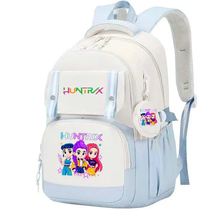 KPop Demon Hunters: Backpack Print Capacity Lightweight Daypack Schoolbag Girl Casual Travel Commute Bag